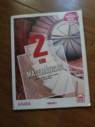Pack libros Matemáticas 2° ESO.