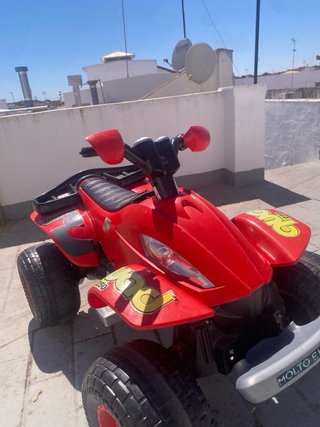 Quad eléctrico infantil rojo