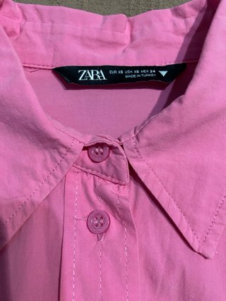 Blusa Zara Oversize Talla M Rosa