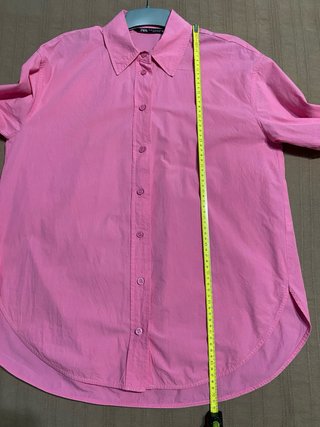 Blusa Zara Oversize Talla M Rosa