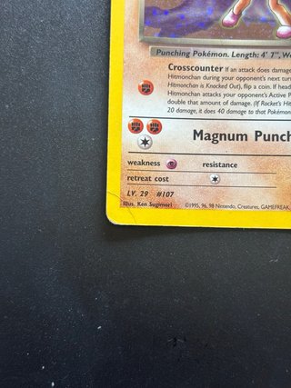 Rocket's Hitmonchan - Gym Heroes Carta Pokémon
