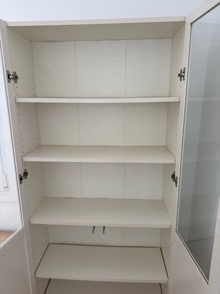 Vitrina Billy Ikea Blanca 80x30x202 cm