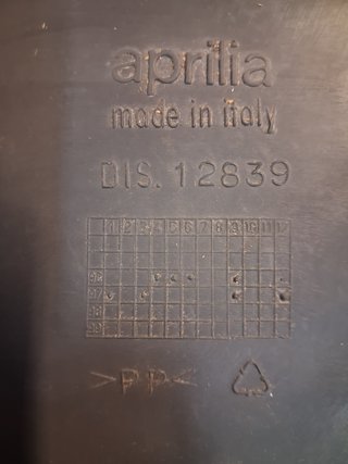 Contraescudo Aprilia Rally 50
