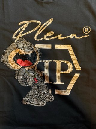 Camiseta Philipp Plein Lujo Negra