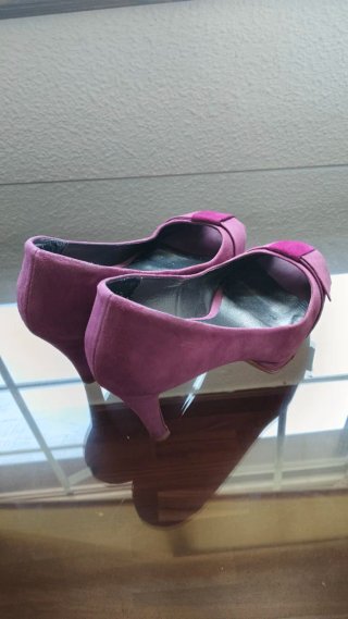 Zapatos de tacón Fosco fucsia