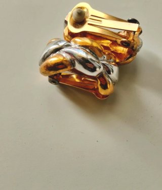 Pendientes vintage Quintana by Dynasty bicolor