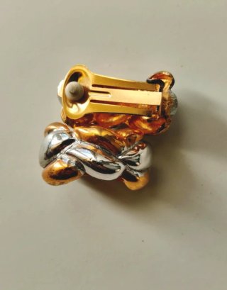 Pendientes vintage Quintana by Dynasty bicolor