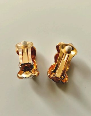 Pendientes vintage Quintana by Dynasty bicolor