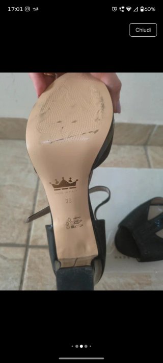 Sandali Lady S vera pelle Made in Italy