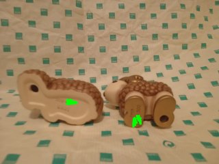 Montone pecora marrone thun presepe numerato