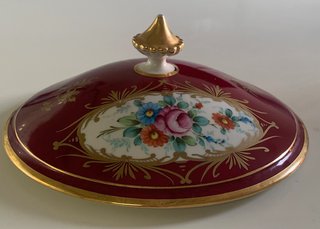 Sopera Limoges Vintage Porcelana Dorada