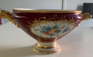 Sopera Limoges Vintage Porcelana Dorada