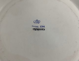 Sopera Limoges Vintage Porcelana Dorada