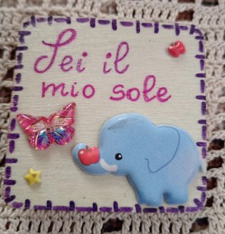 2 calamite fatte a mano con dediche