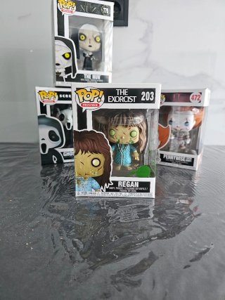 Lote 5 Funkos Terror: The Nun, Regan, Ghost Face, Chucky, Pennywise