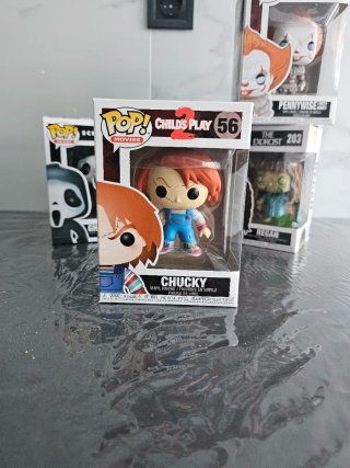 Lote 5 Funkos Terror: The Nun, Regan, Ghost Face, Chucky, Pennywise