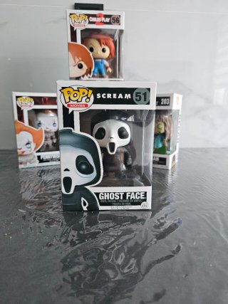 Lote 5 Funkos Terror: The Nun, Regan, Ghost Face, Chucky, Pennywise