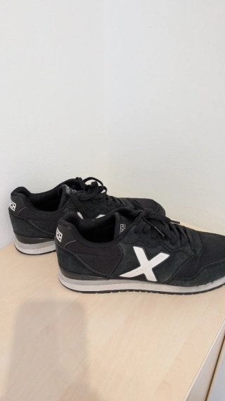 Zapatillas Munich Hombre Talla 43 Negras/Blancas