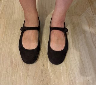 Bailarinas Mary Jane Marrones