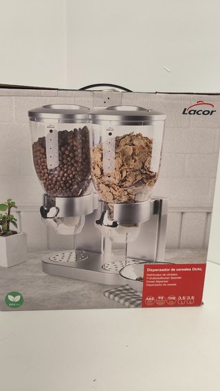Dispensador Cereales Doble Lacor 2x3.5L