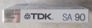 Audiocassetta TDK SA 90 - Chrome - Japan/usa 1987