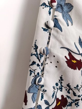 Blusa Sfera Basic Estampada Manga Campana T. S