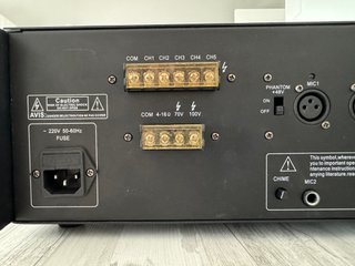 Amplificador de sonido 5 Zonas 120W