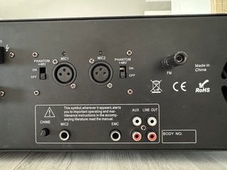 Amplificador de sonido 5 Zonas 120W