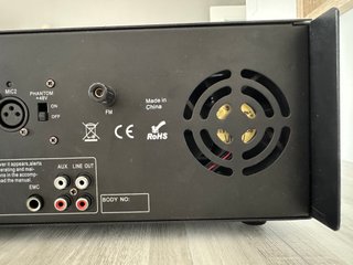 Amplificador de sonido 5 Zonas 120W
