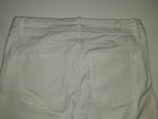 Vaqueros blancos talla 40