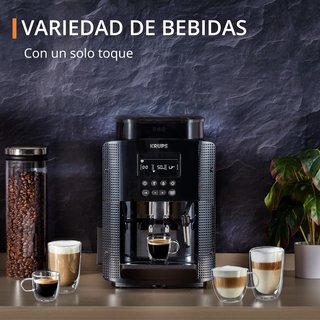 Krups EA81P0 Cafetera Expreso Negra