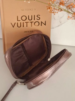 Neceser/Clutch Rosa Dorado Julia Nuevo