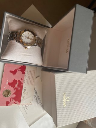 Reloj Omega Acero y Oro 18k