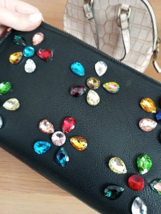Set 3 Borse Donna Nere e Multicolore