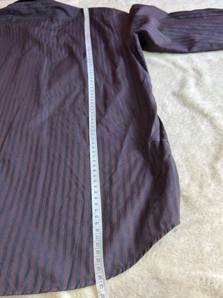 Camisa Vestir BOSS Hugo Boss Rayas Morado Negro