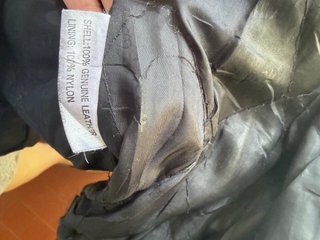 Giaccone Pelle Vintage Uomo Nero nappa leggera