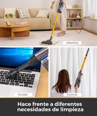 Aspiradora escoba potente con cable