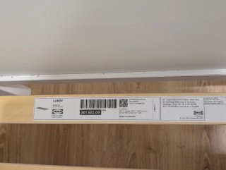Cama infantil blanca Sundvik IKEA