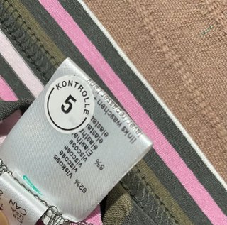 Blusa Rabe T38 Rayas Marrón y Rosa
