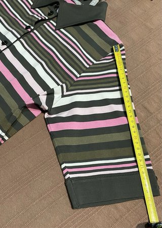 Blusa Rabe T38 Rayas Marrón y Rosa