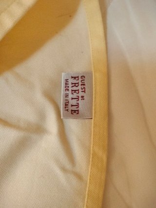 Tovaglia Frette Cotone Beige Rotonda 3m