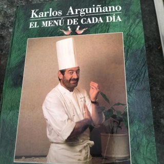Libro de cocina de Karlos Arguiñano