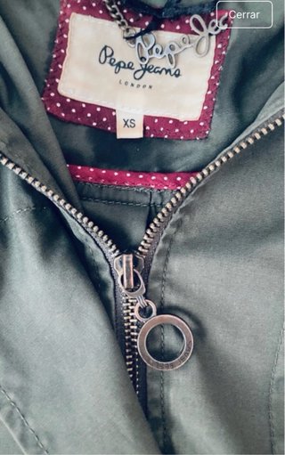 Parka Pepe Jeans Mujer Talla XS Verde Oliva