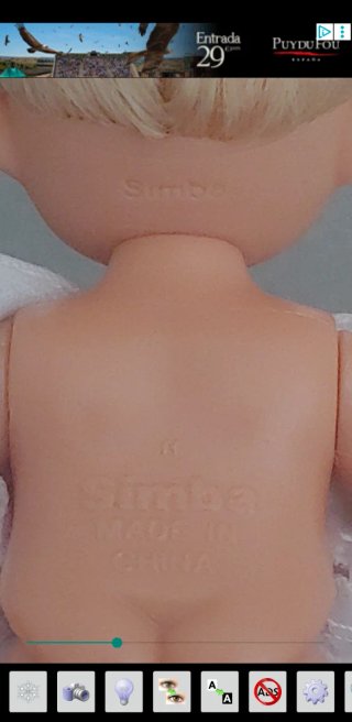 Muñeca Simba rubia con vestido rosa