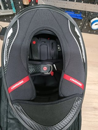 Casco Scorpion R1 Air Negro/Rojo