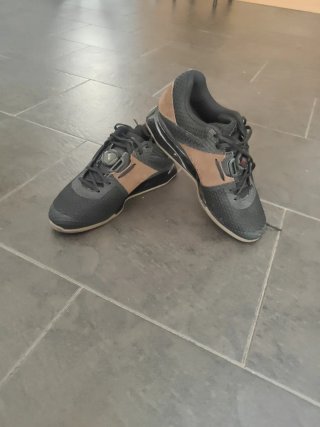 Zapatilla Halterofilia Adidas Negra Marrón