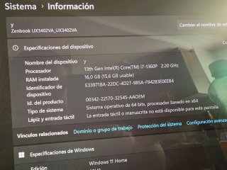 Portátil Asus Zenbook 14 OLED.