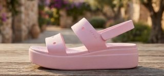 Crocs Sandalias Plataforma Rosa
