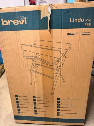 Bañera y cambiador Brevi Lindo Pro 568