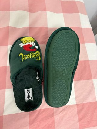 Zapatillas Grinch Navideñas